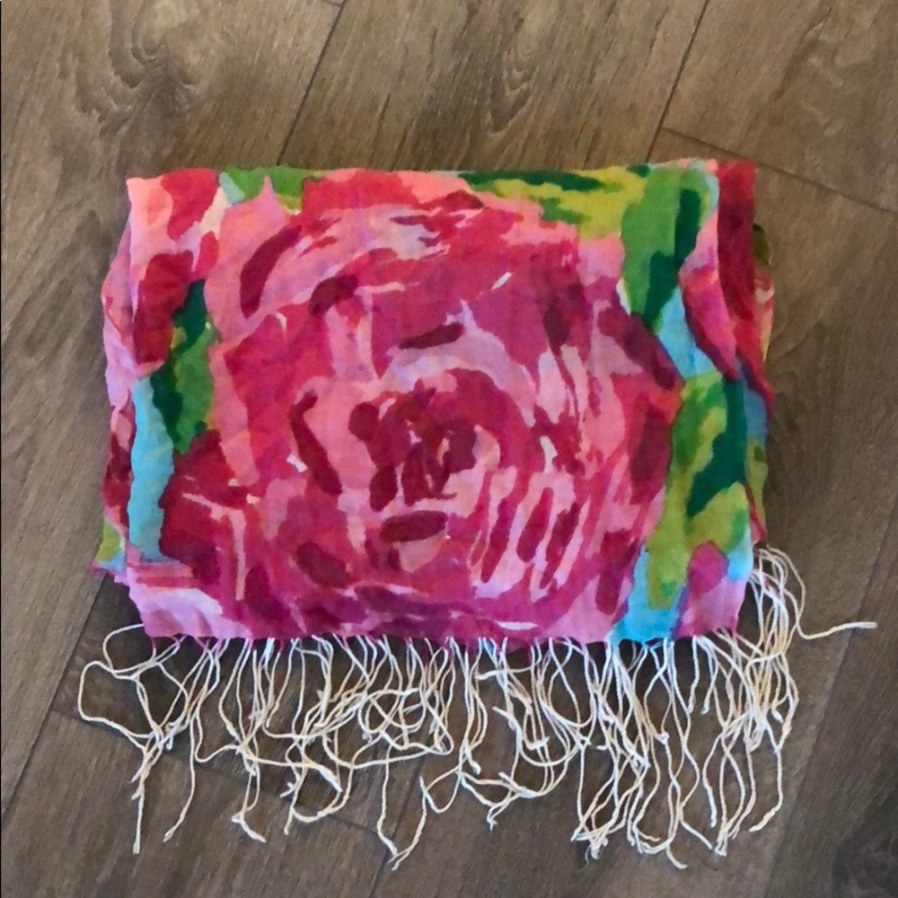 Lilly Pulitzer Rose Scarf